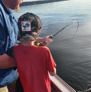 Kids fishing in South Carolina
